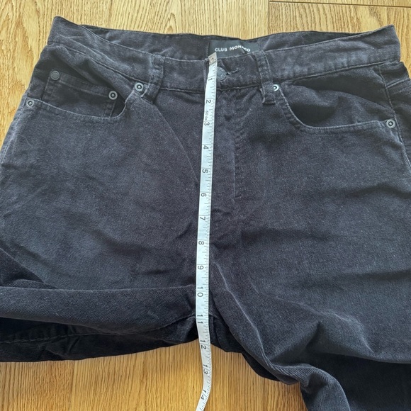 CLUB MONACO BLACK MICRO CORDUROY JEANS SIZE 31 - Picture 10 of 11